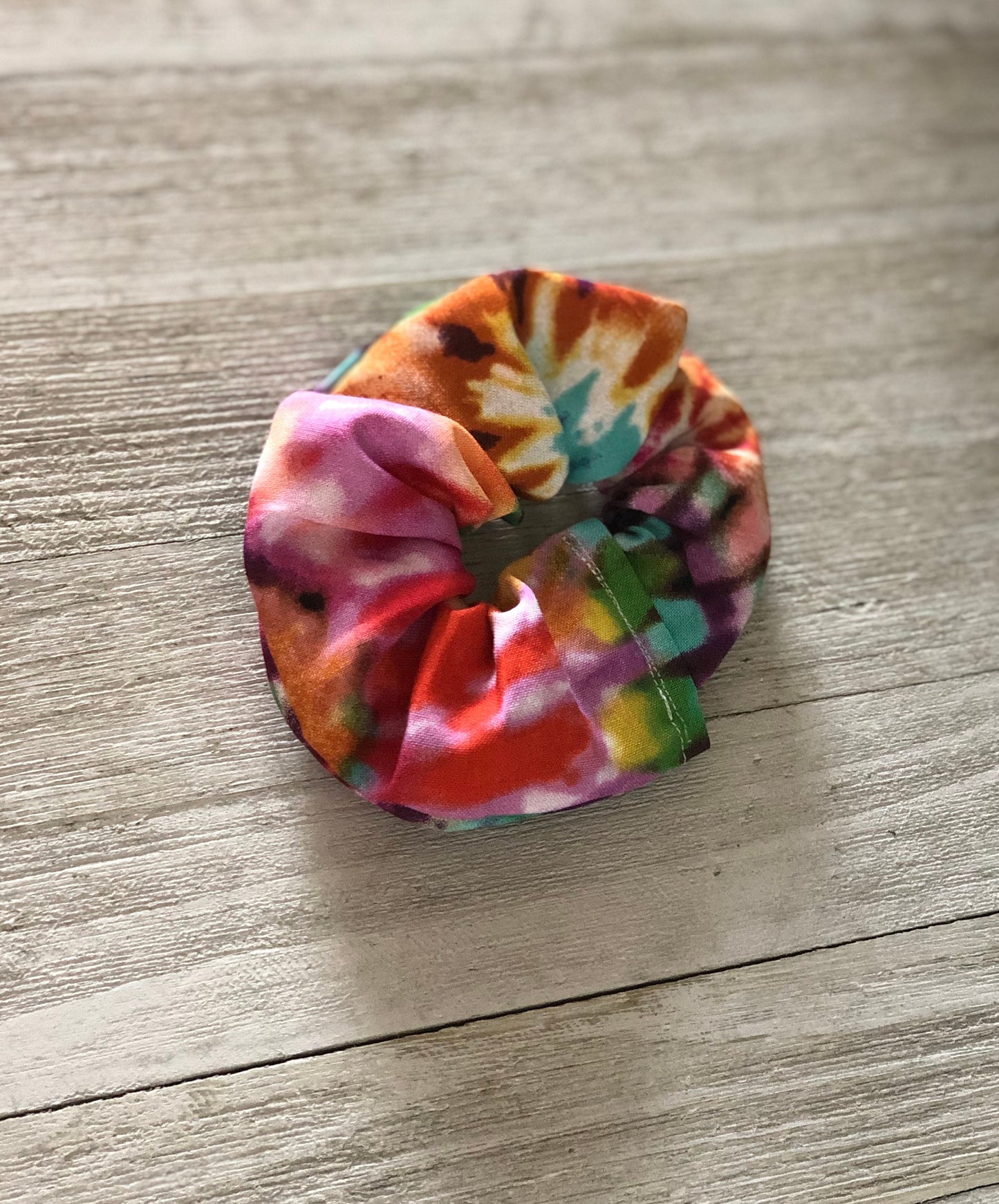 Tie Dye Cotton Scrunchy