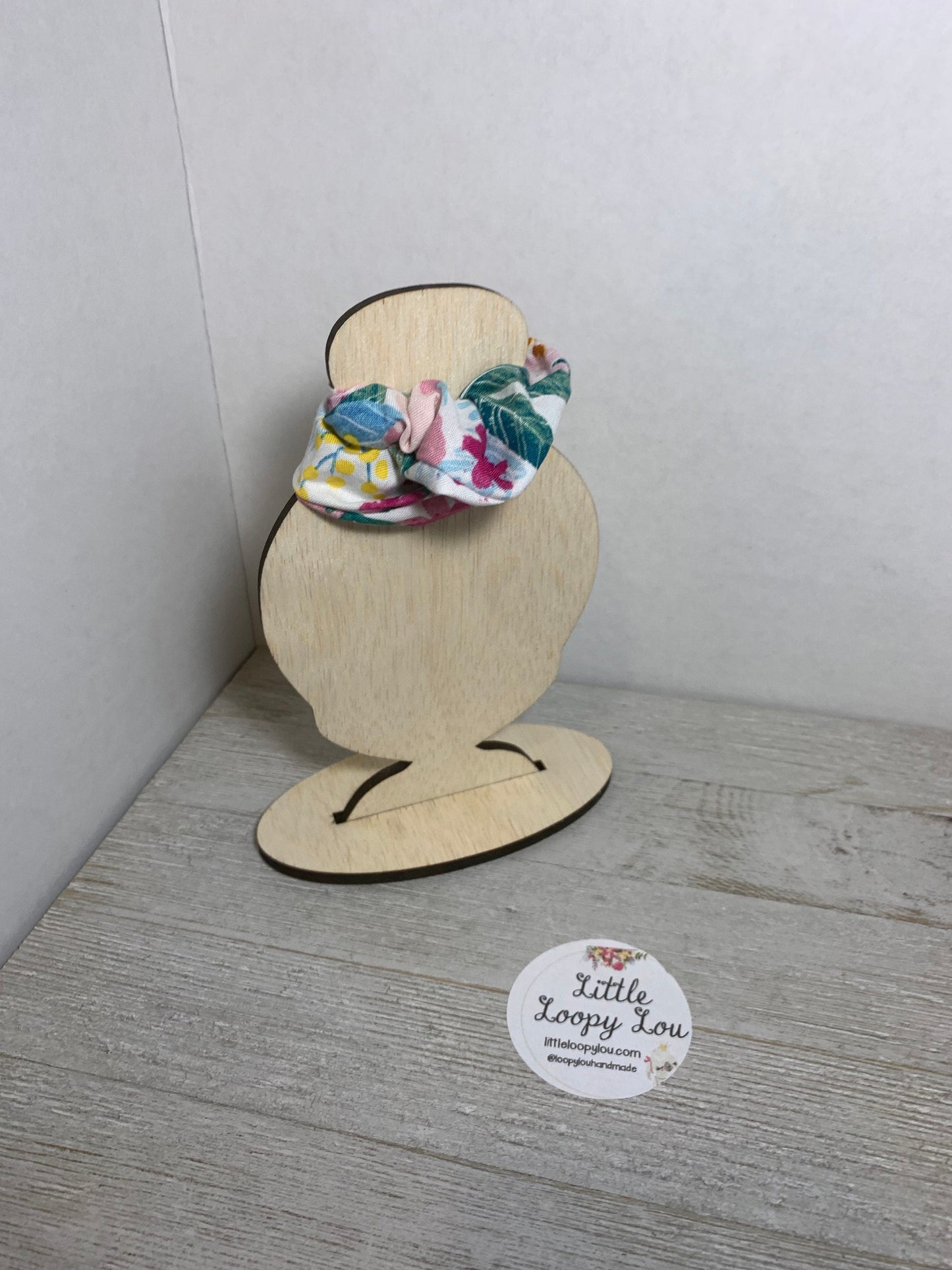 Wildflower Floral Cotton Scrunchy