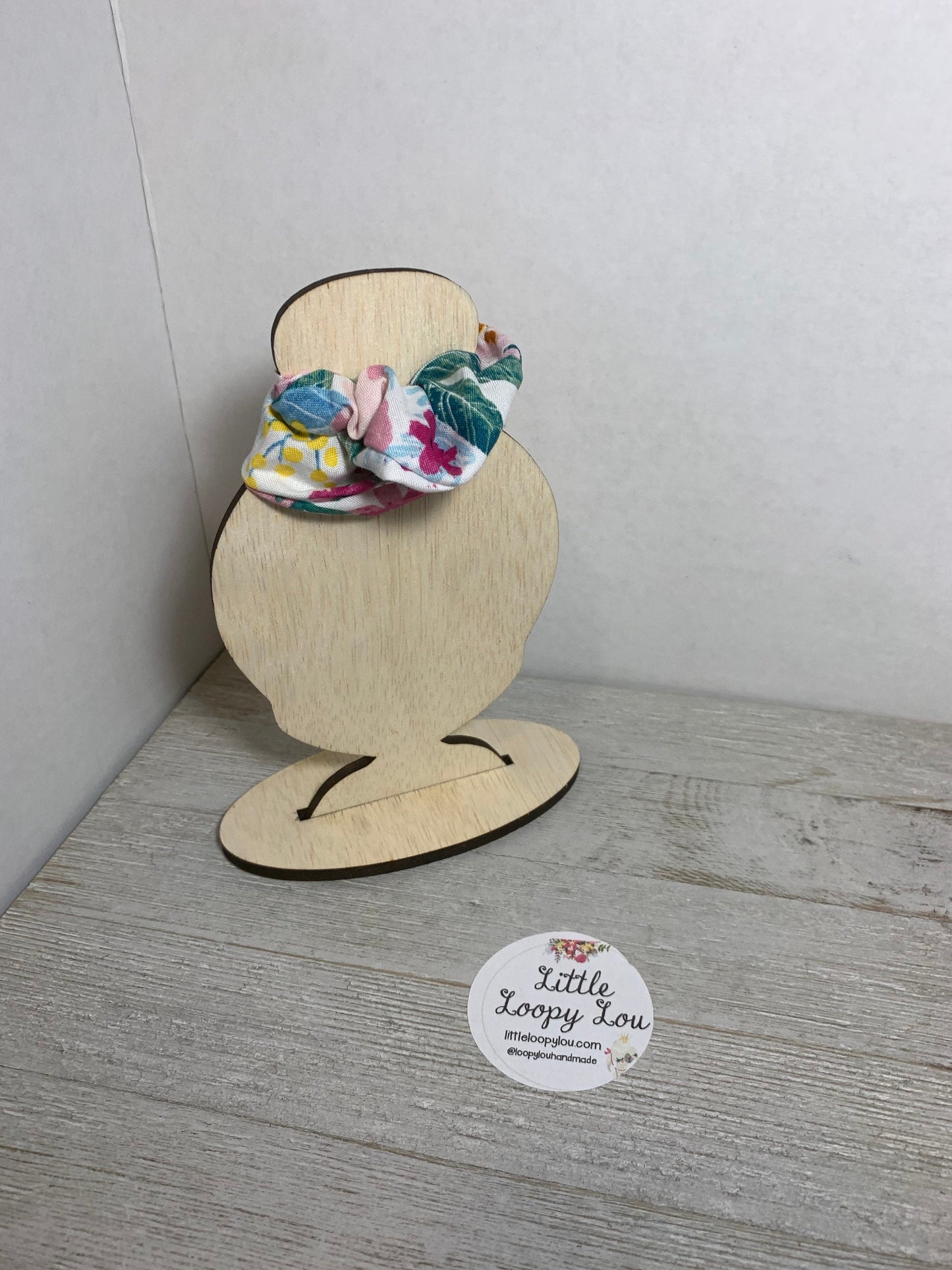 Wildflower Floral Cotton Scrunchy