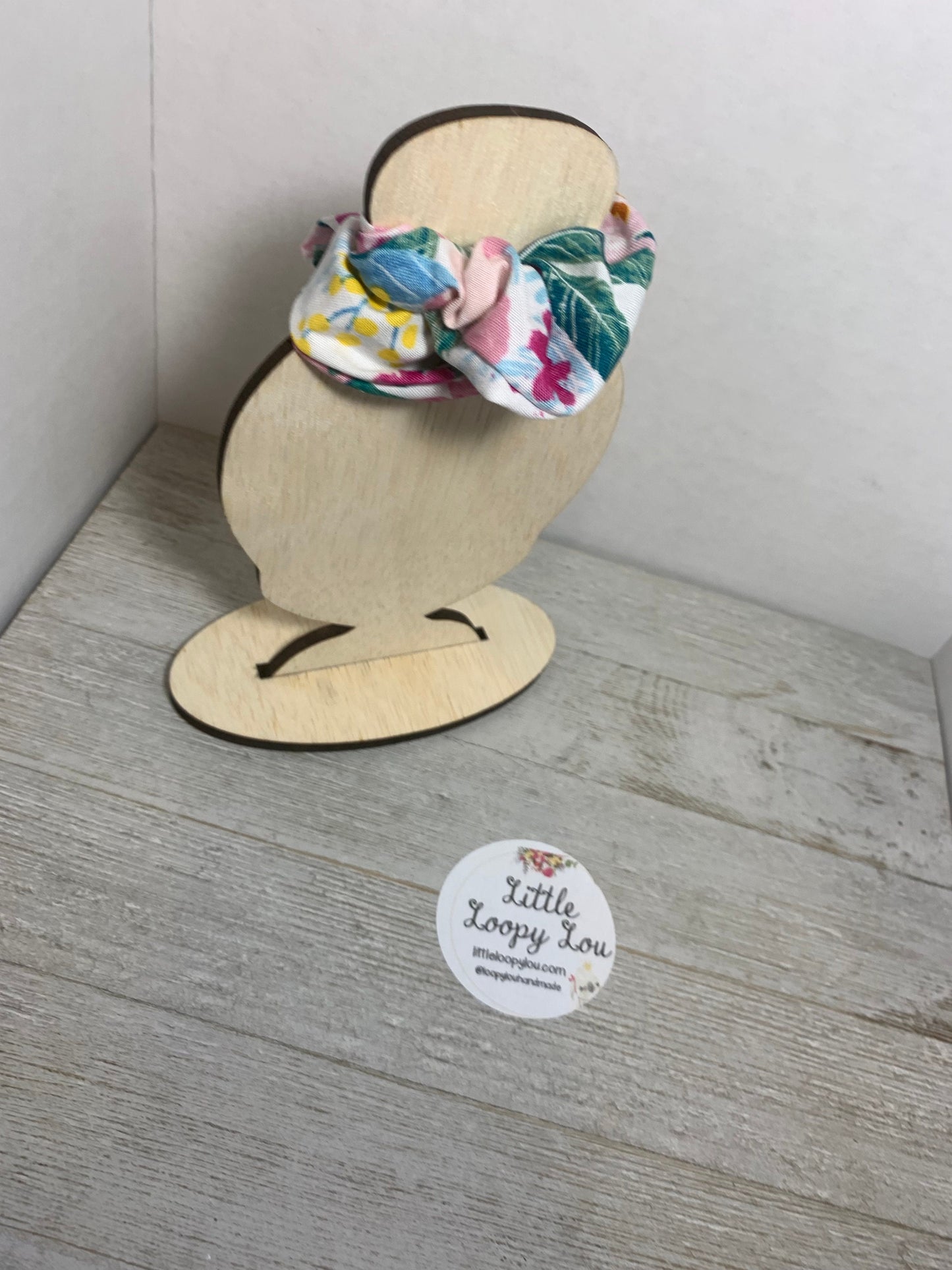 Wildflower Floral Cotton Scrunchy