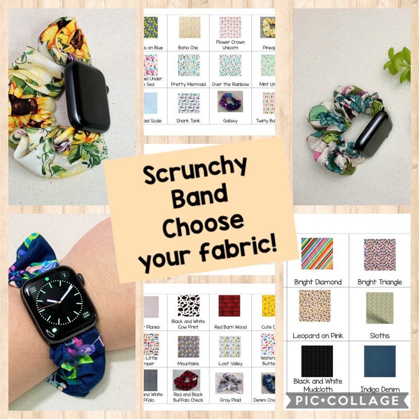 Custom Scrunchy Watch Band