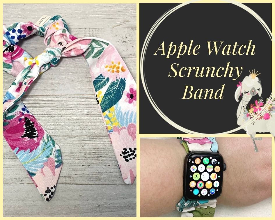 Magenta  Scrunchy Watch Band