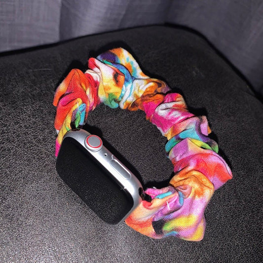 Tie Dye Scrunchy Watch Band