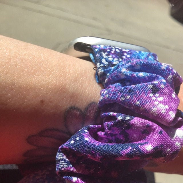 Galaxy Outer Space Scrunchy Watch Band