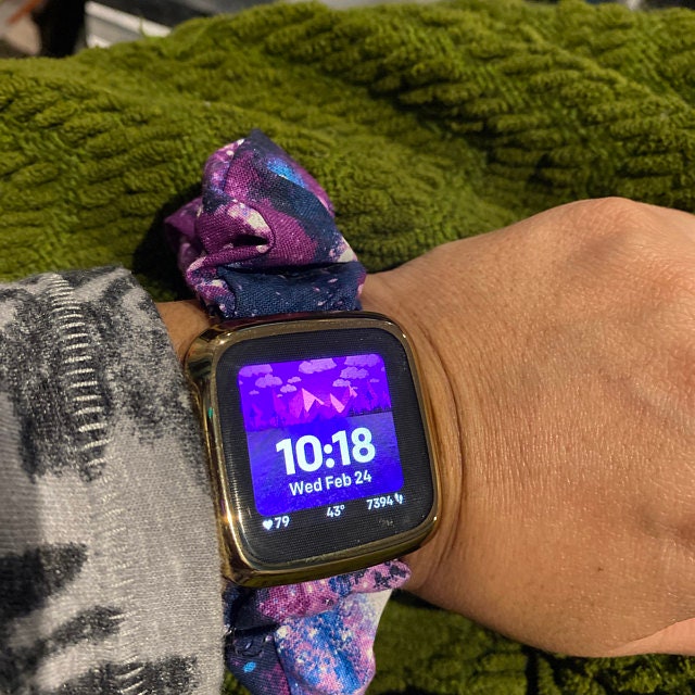 Galaxy Outer Space Scrunchy Watch Band