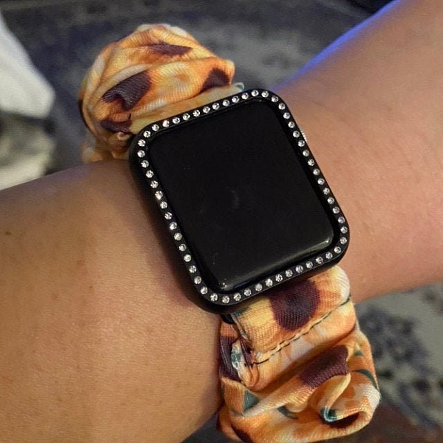 Mini Sunflower Scrunchy Watch Band